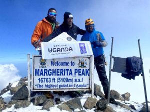 Mountain hiking in East Africa